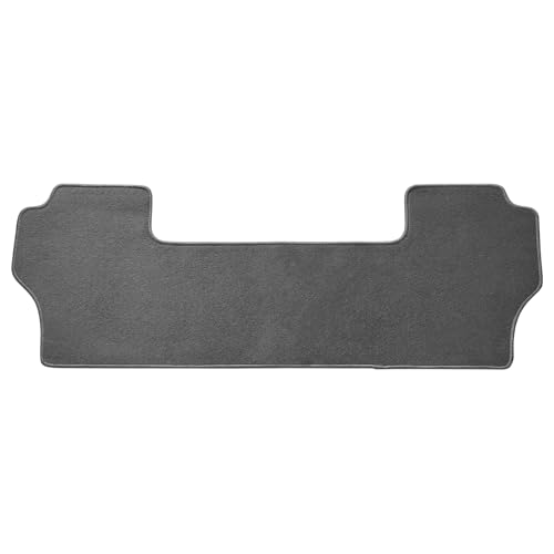 IKON MOTORSPORTS, Floor Mats Compatible with 2011-2017 Honda Odyssey, Gray/Grey Nylon Carpet Front & Rear 3PC Set, 2012 2013 2014 2015 2016