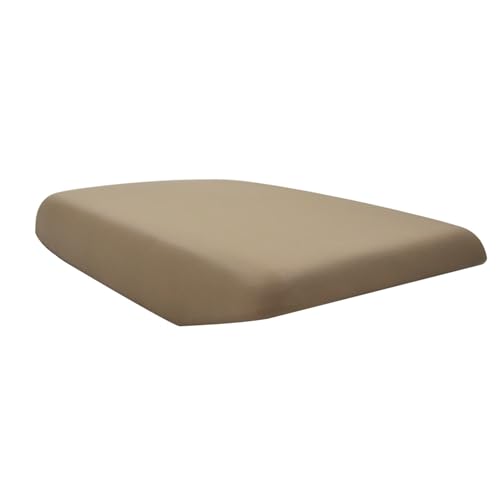 labwork Beige Tan Leather Console Lid Armrest Cover Replacement for Highlander 2008-2013