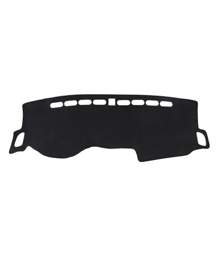 BIBLOZ Dash Cover for Kia Forte 2019-2024, FE, LX, LXS, EX, GT, GT-Line Accessories Black Flannel Dashboard Cover Mat Car Dashboard UV Sun - size: 2019-2024 Forte