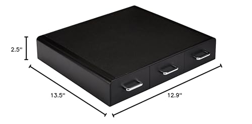 Amazon Basics K-Cup Compatible Coffee Pod Storage Drawer, 3 Easy-Open Drawers, 36 Pod Capacity, Black - size: (Pack of 1)