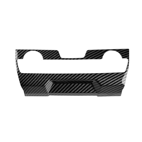 Air Condiitioning Center Console Panel Decals for 2016-2021 Honda Civic 10th Gen Accessories ABS Carbon Fiber Stickers, NOT for The CAR with Warmer Buttons - color: Air Condiitioning Panel