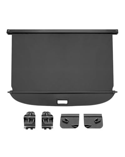 Powerty Retractable Cargo Cover for 2024 Buick Envista, Canvas Texture Trunk Cover Privacy Screen Rear Security Shade for Envista Accessories - size: 2024 | Buick Envista