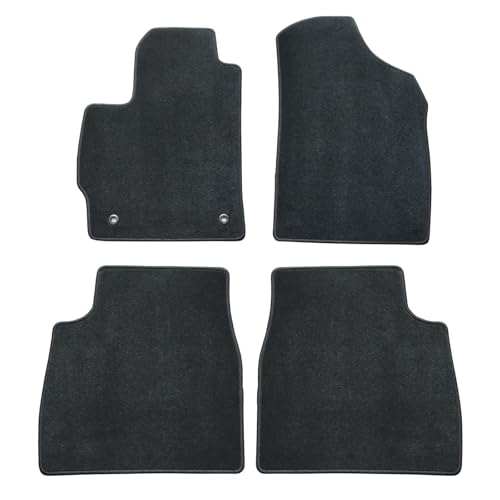 Mythoria Custom Fit Car Floor Mats Fit for Toyota Prius 2012 2013 2014 2015, Waterproof Velour Carpet Full Set, All-Weather Protection, Anti-Slip Backing, Odorless, Black