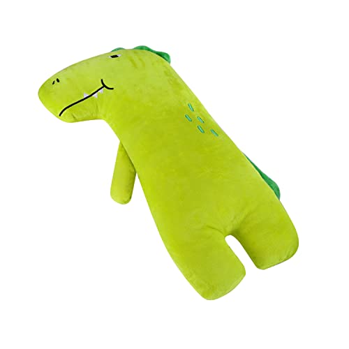 Car Travel Pillow for Kids Car Seat Pillow Cute Cartoon Travel Pillow Cushion Breathable Head and Body Support Pillow for Sleeping Travel Neck Rest Car Seat Pillow Long Journey&Road Trip - color: Dinosaur