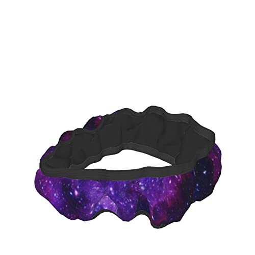 Galaxy Purple Steering Wheel Cover for Women Men, Universal 15 Inches Neoprene Anti-Slip Cute Space Car Steering Wheel Grip Wrap Car Accessories Protective Case Cover for Vehicle Truck SUV… - color: Galaxy Purple