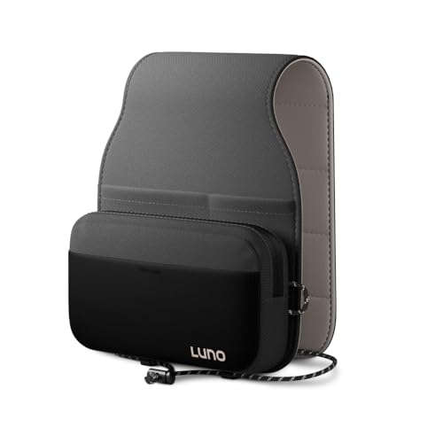 Luno Universal Headrest Organizer โ Car Headrest Storage for Car with 5 Pockets, Removable MOLLE Pouch & Customizable Storage | Fits All Vehicles for Camping, Overlanding & Everyday Gear Access