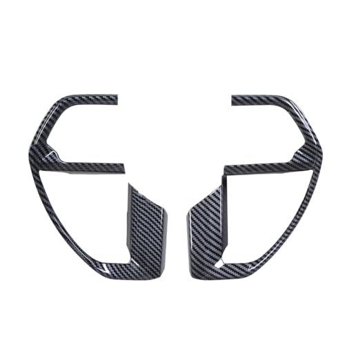 INTGET Steering Wheel Panel Cover for 2024 2025 2026 Toyota Tacoma Accessories/2025 2026 4Runner ABS Plastic Interior(Carbon Fiber, Steering Wheel Panel) - size: Steering Wheel Panel Cover
