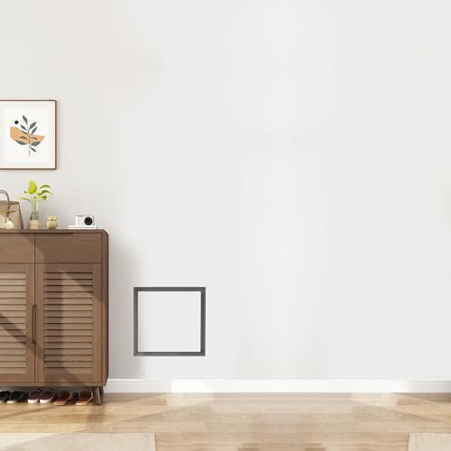 10x10 Wall Vent, Metal Ceiling Vents Covers Paintable HVAC Vent Cover Decorative Air Vents Modern Register Grille Flush Wall Vent for Walls Ceiling