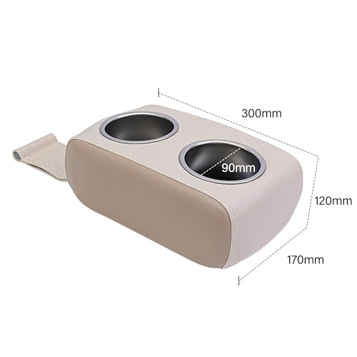 Boat Cup Holder, Pontoon Cup Holder, Double Drink Holder,Portable Drink Bottle Holder, Stainless Steel Universal Drinks Holder, Beverage Holder for Boat,Yacht,RV,Car (Mocha and Platinum)