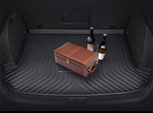Cargo Liners Fits Kia K5 2021-2024 and Hyundai Sonata 2020-2024 Rear Trunk Floor Mats 3D Boot Tray All-Weather TPE Black - size: K5 2021-2024