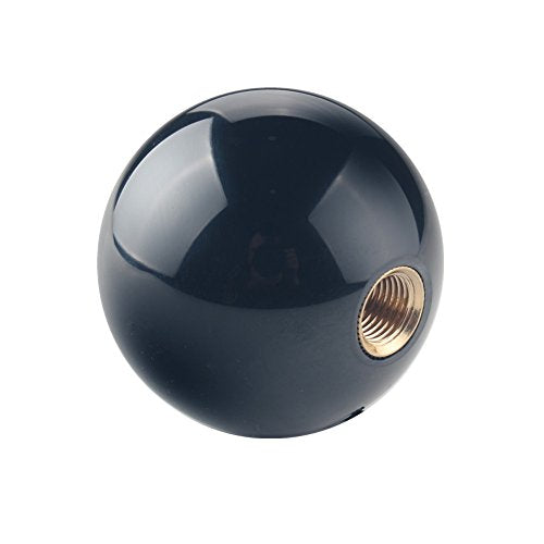 2 1/4" 8 Ball Billiard Round Manual Gear Shift Lever Shifter knob Black Shaped JDM 4 5 6 Speed for Honda Acura Mazda Mitsubishi Nissan Infiniti Lexus Toyota Scion Hyundai etc