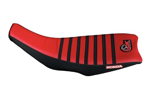 Seat Cover - Compatible Fit for Honda 2004-2018 TRX 450R Quad (Red/Black) - color: Red/Black