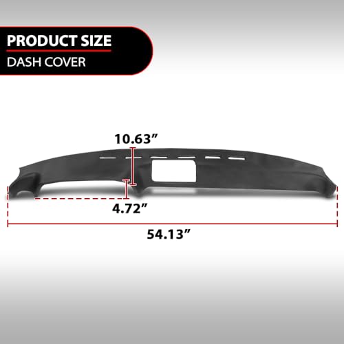 ANDPLAY Dash Cover Dashboard Cover Compatible with Porsche 944 1983-1985, Fit Porsche 924 1977 1978 1979 1980 1981 1982 1983 1984 1985 1986 1987 1988 Black