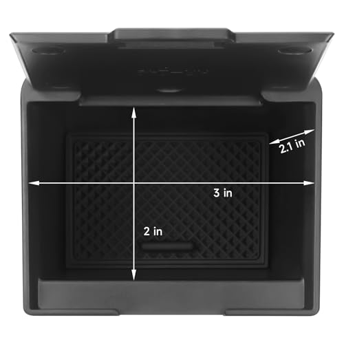 Center Console Coin Box Organizer Compatible with Toyota 2016-2020 2021 2022 2023 Tacoma Accessories ABS Material Insert Cup Holder Storage Box