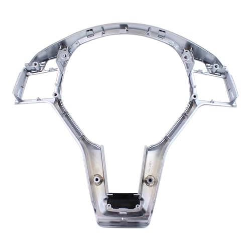 Steering Wheel Trim Cover Chrome for Mercedes C250 C350 C63 AMG E63 AMG 2012-15, C300 2012-14, CLA250 CLA45 AMG 2014-19, E250 E63 AMG S 2014-16, E350 2012-16, E400 2013-17, E550 2012-17