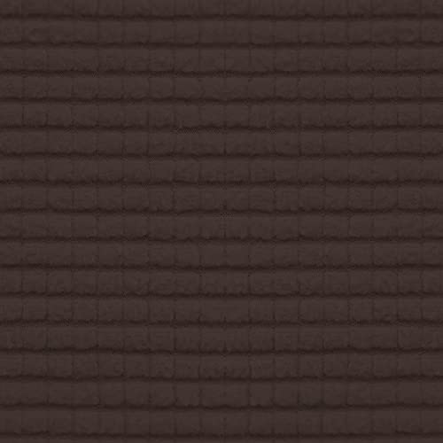 Easy-Going Stretch Individual Loveseat Couch Cushion Cover Sofa Cushion Furniture Protector Sofa slipcover Soft Flexibility with Elastic Bottom (2-Piece Loveseat Cushion Cover, Chocolate) - color: Chocolate, size: 2-piece