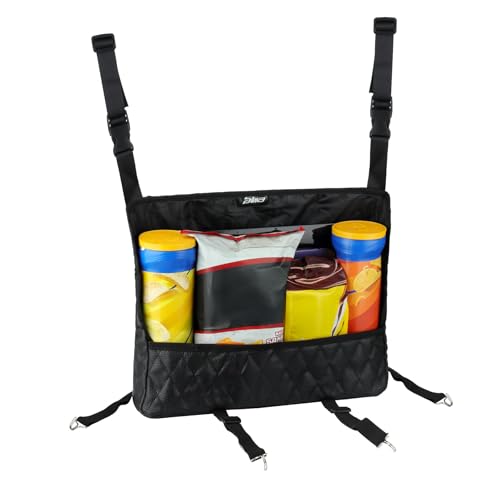 eing Car Organizers And Storage Purse Holder, Large Capacity Car Net Pocket Handbag Holder, Automotive Consoles & Backseat Organizer, Leather Back Seat Bag Between Car Front Seats, Black - color: Black