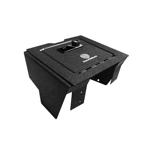 VaultsOnWheels for 2026 2025 2024 Ford Ranger Center Console Safe Gun Safe Vault Hidden Console Storage LockBox Anti-Theft Pry-Proof High Security Biometric Fingerprint Lock - size: Ranger|2024+|Center Console Vault