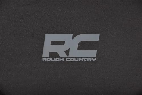 Rough Country Neoprene Seat Covers for Chevy Colorado & GMC Canyon (2015-2022) Front Bucket/Rear Bench - Waterproof & UV Resistant, Foam Padded, Front & Rear Seat Cover Set