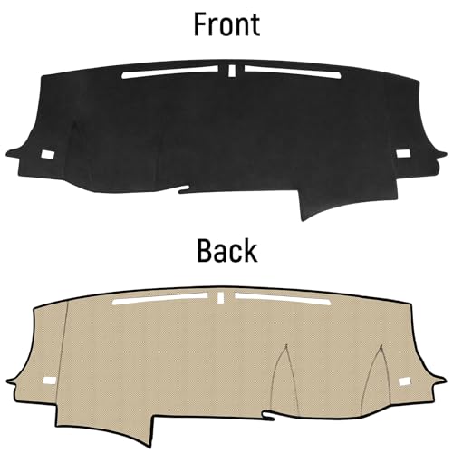 Dash Cover for Honda Pilot 2016-2022 & Ridgeline 2017-2025 & Passport 2019-2025 Accessories Flannel Dashboard Cover Dash Mat Center Console Cover Sunshield Protector Pad - size: for Honda 2016-2022 Pilot