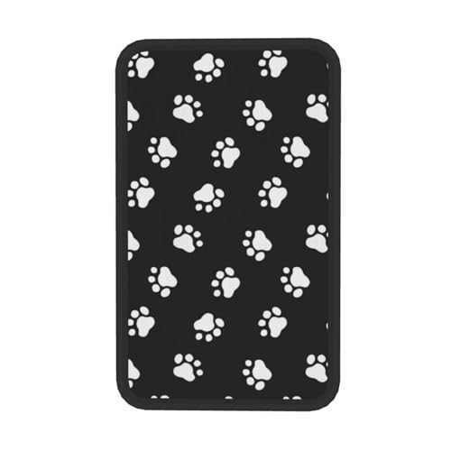 Dog Paw Prints Auto Center Console Armrest Cover Pad, Universal Fit Waterproof Comfort Car Armrest Cushion for Most Vehicle SUV Truck - color: Dog Paw Prints