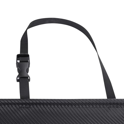 Cargo Cover for Honda CRV 2026 2025 2024 2023, Retractable Cargo Trunk Cover for Honda CRV 2023-2026, w/Extension and Straps - style: Carbon Fiber Leather - Extension & Straps