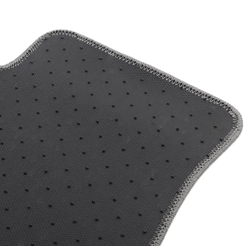 IKON MOTORSPORTS, Floor Mat Compatible with 2002-2006 Acura RSX, Factory Fitment Gray/Grey Nylon Front & Rear Car Floor Mats Liner Carpets Replacement 4PC, 2003 2004 2005