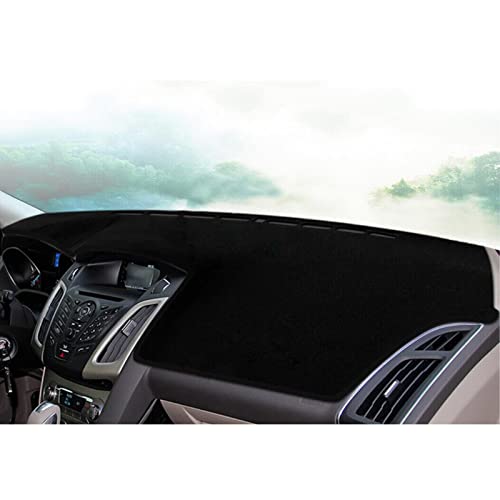x xotic tech Center Console Dashboard Mat Pre-Cut Non-Slip Sunshield Sun Glare Protector Dash Carpet Pad Black Cover Compatible with Ford Focus 2012-2018 - color: Compatible with Focus 2012-2018