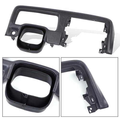 G-PLUS Dash Bezel Trim Speedometer Cluster Bezel Compatible with 1997-2001 Jeep Cherokee XJ 5EJ84LAZAC - size: 1997-2001 Jeep Cherokee XJ | Dark Gray