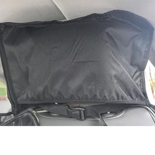 High Barrier Dog Car Seat Cover with Hard Bottom,Mesh Window,Waterproof,Anti Scratch,Safe,Easy to Use and Clean,Holds 330lbs,Foldable Car Seat Protector for Cars,SUVs,Small Pickup Trucks