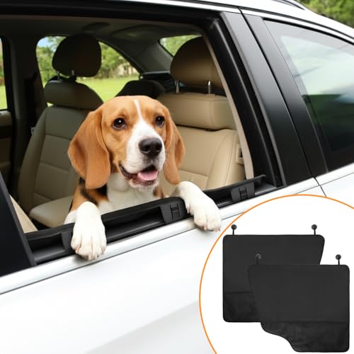 Covzoe 2 Pack Dog Car Door Protector, Waterproof Scratch-Resistant Vehicle Door Covers, Washable Pet Vehicle Door Guard, Secure Fit for Cars, Trucks, SUVs
