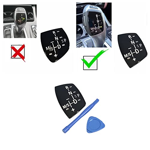 Car Gear Shift Knob Panel Sticker Cover for BMW Models Long - color: Car Gear Shift Knob, size: Long