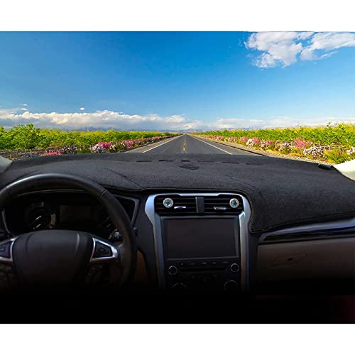 x xotic tech Center Console Dashboard Mat Pre-Cut Non-Slip Sunshield Sun Glare Protector Dash Carpet Pad Black Cover Compatible with Ford Fusion 2013 2014 2015 2016 2017 2018 2019 2020 - color: Compatible with Fusion 2013-2020