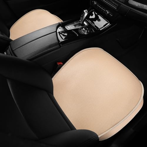 2pcs All-Season Car Seat Wraps Khaki - Breathable Car Seat Covers with Anti Slip Bottom - Durable Auto Seat Cushions Universal Fit for Vehicles Cars SUV Trucks Front Seats - color: Front Seat Covers Khaki