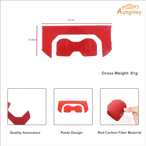 Aunginsy Car Rear Seat Central Armrest Cup Holder Cup Panel Trim Sticker Compatible with Toyota Tundra/Sequoia 2022-2024 Car Back Center Console Cup Holder Decorative Frame Protect Cover Accessories - size: Rear Cup Holder Panel Trim