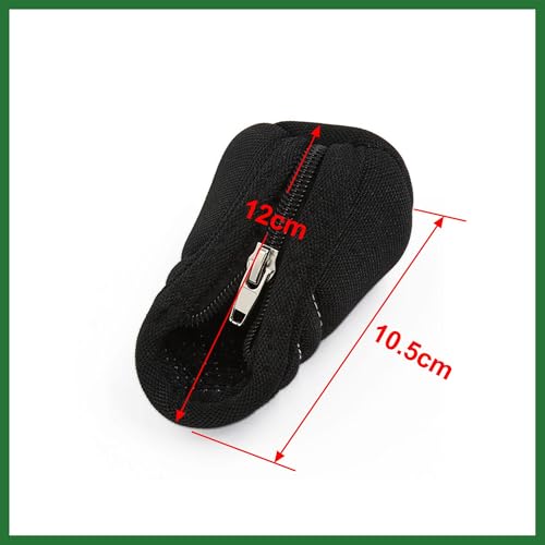 Motoforti Universal Car Antislip Gear Shifter Shift Knob Cover Sleeve Black Long-lasting