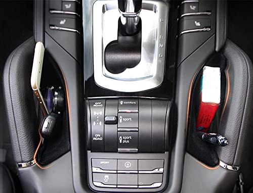 Interior Car Center Console Seat Side Storage Box Holder Organizer Compatible for Porsche Cayenne 2011-2018