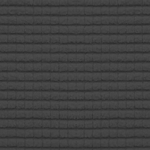 Easy-Going Stretch Individual Loveseat Couch Cushion Cover Sofa Cushion Furniture Protector Sofa slipcover Soft Flexibility with Elastic Bottom (2-piece Loveseat Cushion Cover, Dark Gray) - color: Dark Gray, size: 2-piece