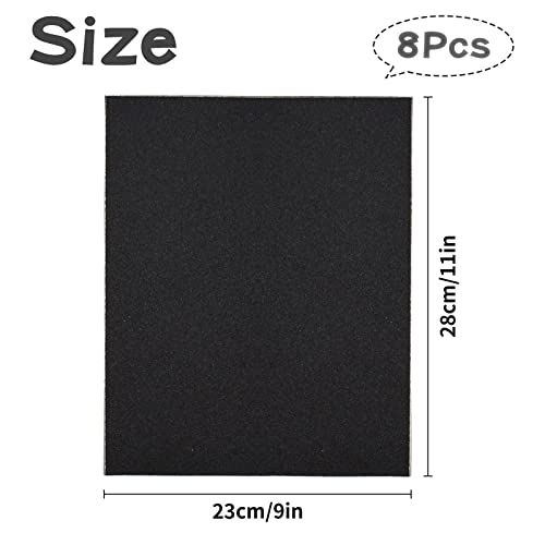 Dog Scratch Door Protector Dog Scratching Dog Scratch Pad Replaceable Sticky Sandpaper Dog Scratch Nail File Scratch Board for Cat Claw Care (11 * 9in)