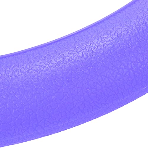 Modengzhe Steering Wheel Cover with Handbrake Cover & Gear Shift Cover,Universal Silicone Anti-Slip Design Car Accessories Interior Steering Wheel Cover Set,Pack of 3,Purple - color: Purple
