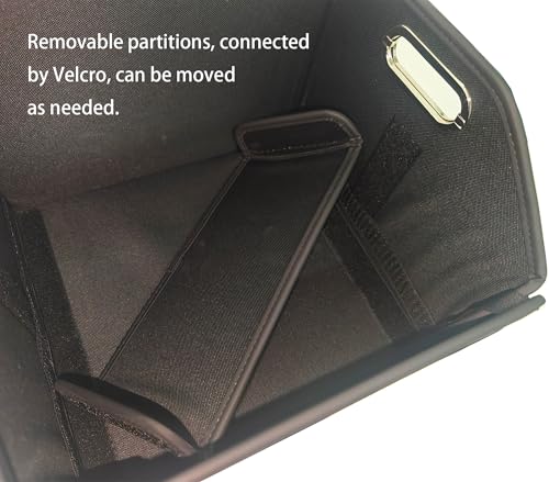 Car Trunk Organizers Small PU Leather,Car Basket for Organizers and Storage,Car Caddy Collapsible Multi Compartment Container Box