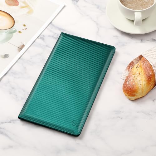 FINPAC Car Registration and Insurance Card Holder, Vehicle Glove Box Card Organizer Wallet Automobile Accessories for License - color: Dark Green