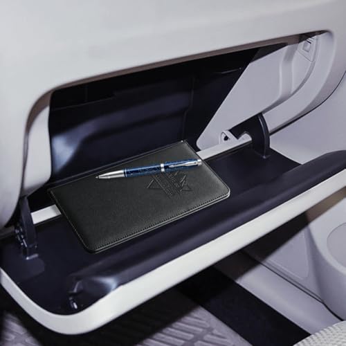 CoBak Car Registration and Insurance Holder - Vehicle Glove Box Car Organizer,Auto Truck Comparment Accessories Case with Magnetic Closure for Driver License,Cards - color: L-Route Peak Black