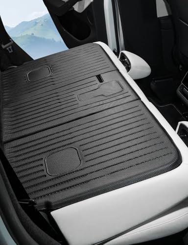 Motrobe 2026 Tesla Model Y Juniper Rear Seat Back Cover Seatback Liner Seat Back Protector Waterproof TPE 2025 2026 Model Y Juniper (Standard/Premium/Performance) Accessories
