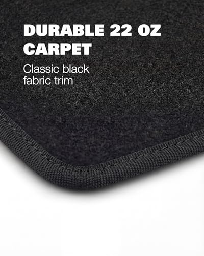 Floor Mats for Nissan Altima 2013-2018 - Custom 3D Fit Mats for Nissan Altima 5th Generation (L33) - 1st & 2nd Row - Anti-Slip Backing - 22oz Heavy Duty Carpet Mat