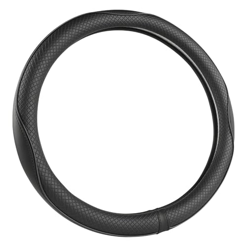 West Llama Customized Auto Car Steering Wheel Cover for Dodge RAM 1500 2500 3500, 15.5-16 inch (Black-Large Size) - color: D-Black, size: Large Size (15 ½''-16'')