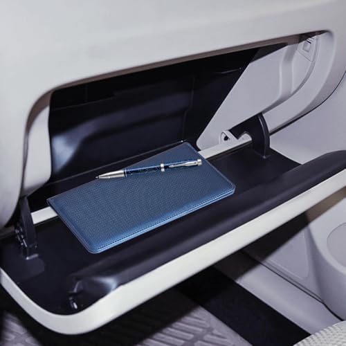 CoBak Car Registration and Insurance Holder - Vehicle Glove Box Car Organizer,Auto Truck Comparment Accessories Case with Magnetic Closure for Driver License,Cards, Carbon Blue - color: L-Carbon Blue