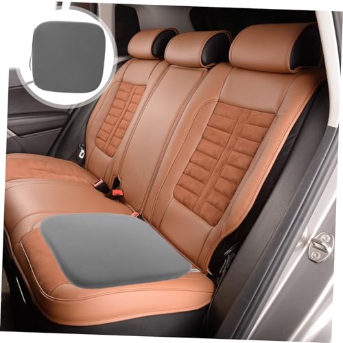 PartyKindom Breathable Car Seat Cushion Comfortable Ventilated Pad for Office Outdoor and Automotive Use Easy to Clean Grey for Sitting Durations Outdoor Seat Pad
