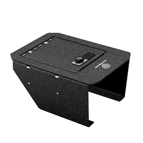VaultsOnWheels for 2025 2024 Tesla Cybertruck Center Console Safe Gun Safe Vault Hidden Console Storage LockBox Anti-Theft Pry-Proof High Security Biometric Fingerprint Lock - size: Cybertruck|24+|Center Console Vault