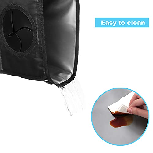 Femuar Leak Proof Car Trash Bag Large Capacity Waterproof Garbage Can with Lid for SUV Leopard Print - color: Leopard, size: 3 Gallons